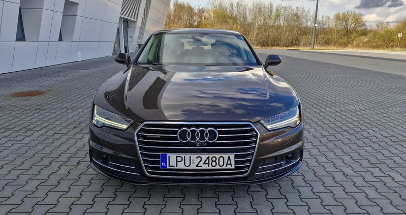 Audi A7 cena 134700 przebieg: 53600, rok produkcji 2016 z Puławy małe 172